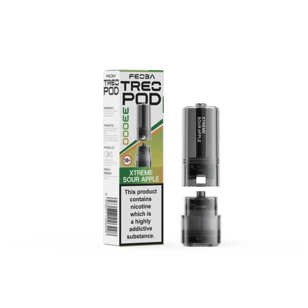 Feoba Treo 33k Pods Xtreme Sour Apple
