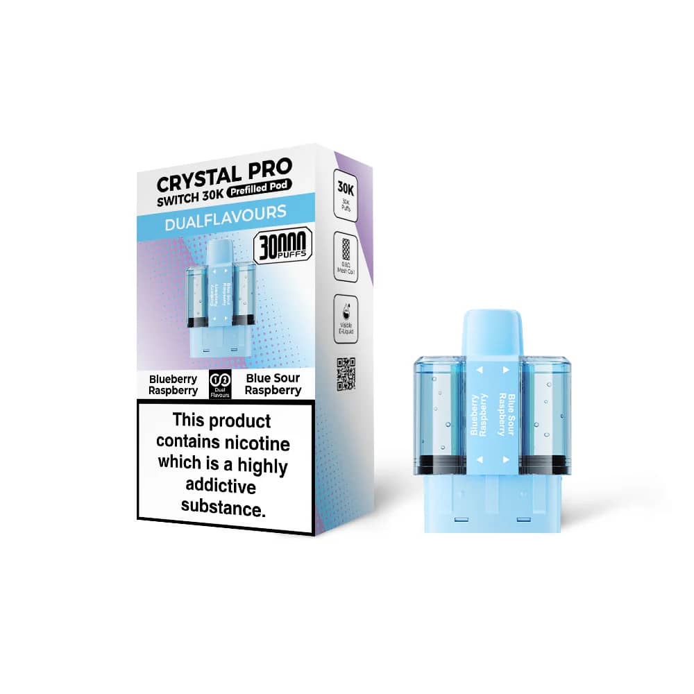 Crystal Pro Switch 30k Pods Blueberry Raspberry / Blue Sour Raspberry