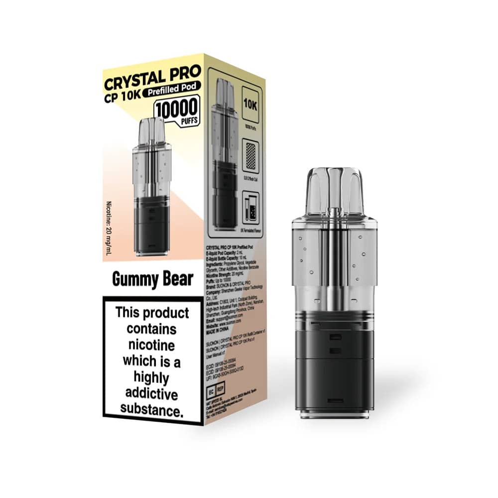 Crystal Pro CP 10k Pods Gummy Bear