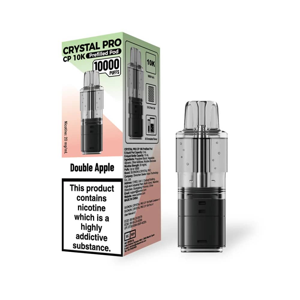 Crystal Pro CP 10k Pods Double Apple