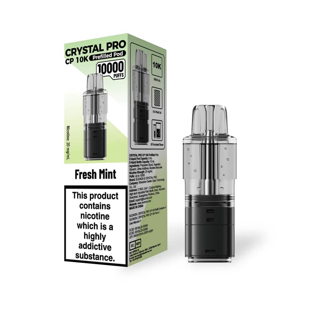 Crystal Pro CP 10k Pods Fresh Mint