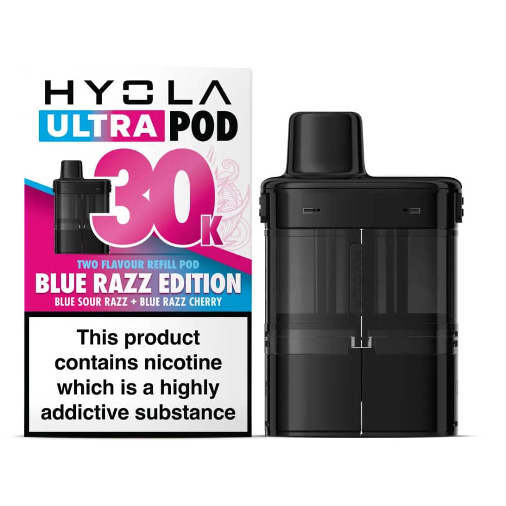 Hyola Ultra 30k Pods Blue Razz Edition