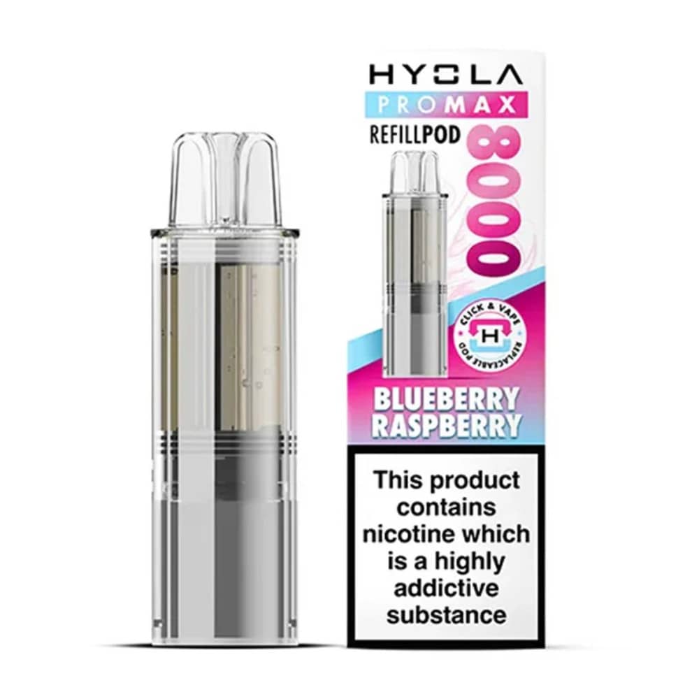 Hyola Pro Max 8000 Pods Blueberry Raspberry