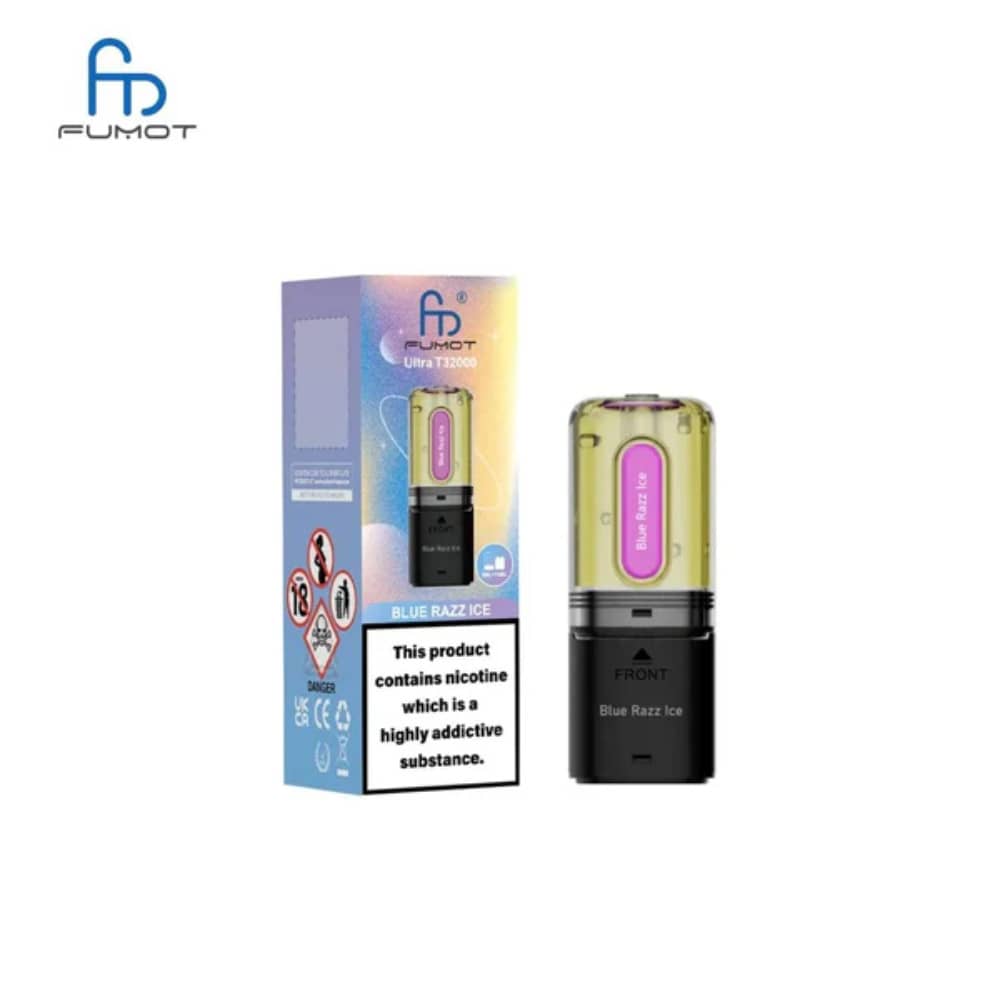 RandM Fumot T32000 Ultra Pods Blue Razz Ice