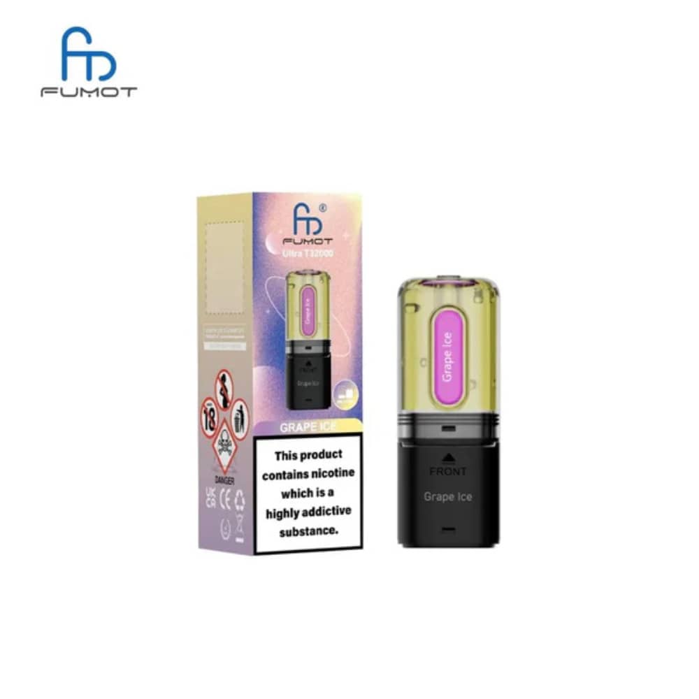 RandM Fumot T32000 Ultra Pods Grape Ice