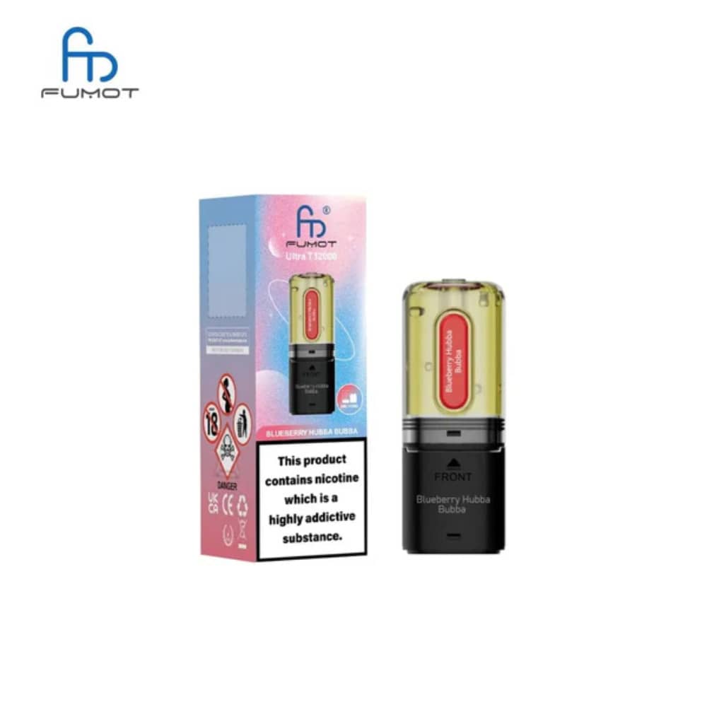 RandM Fumot T32000 Ultra Pods Blueberry Hubba Bubba