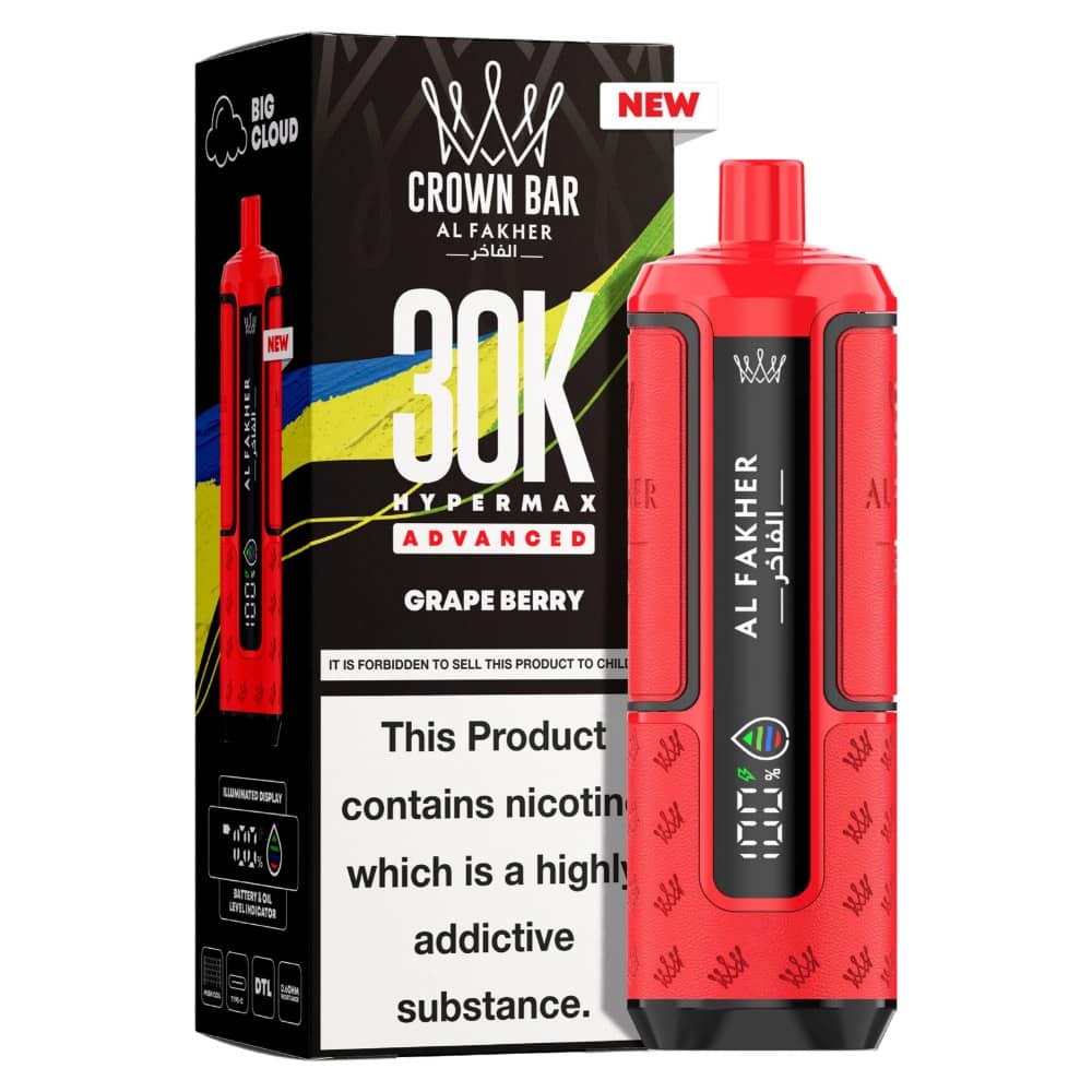 Al Fakher 30k Hypermax Prefilled Vape Kit Grape Berry