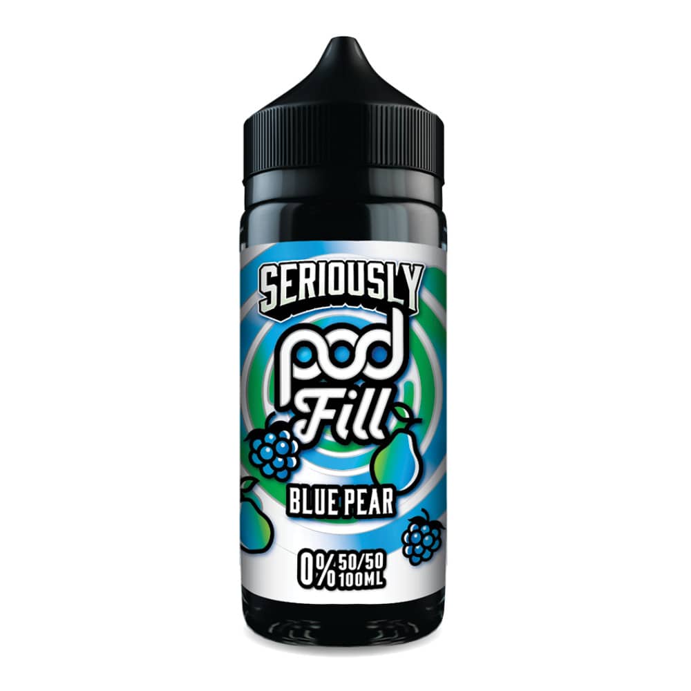 Doozy Vape Seriously Pod Fill 100ml E-Liquids Blue Pear