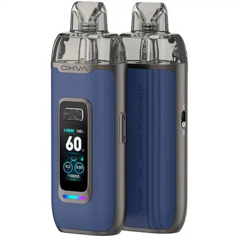 Oxva Vprime Vape Pod Kit Blue Leather