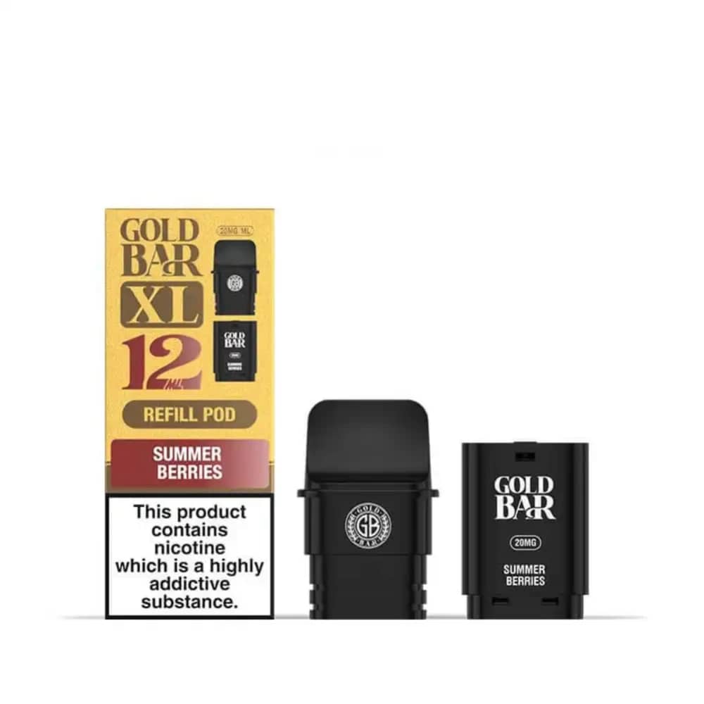 Gold Bar XL 10k Refill Pods Summer Berries