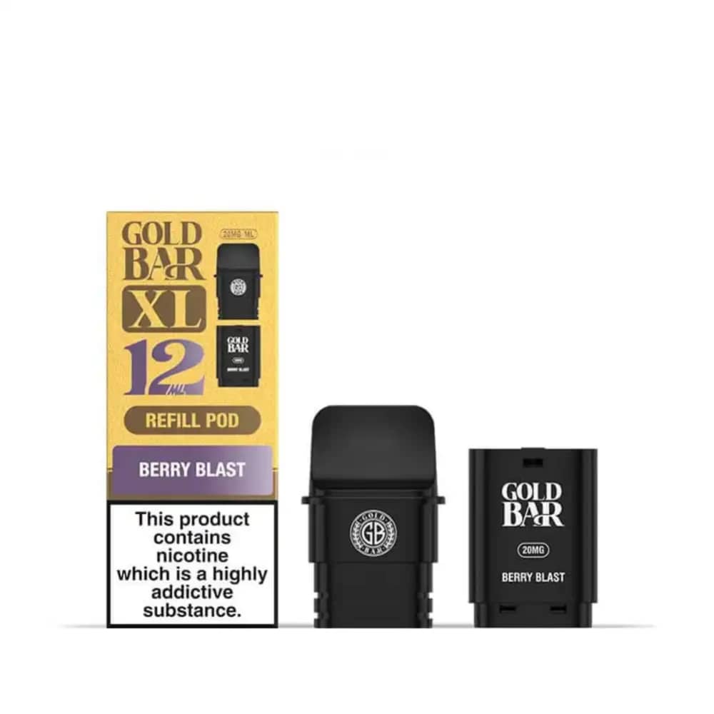 Gold Bar XL 10k Refill Pods Berry Blast