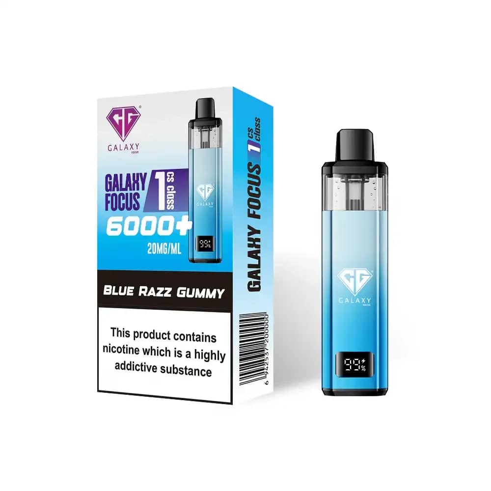 Crystal Galaxy Focus 6k Blue Razz Gummy