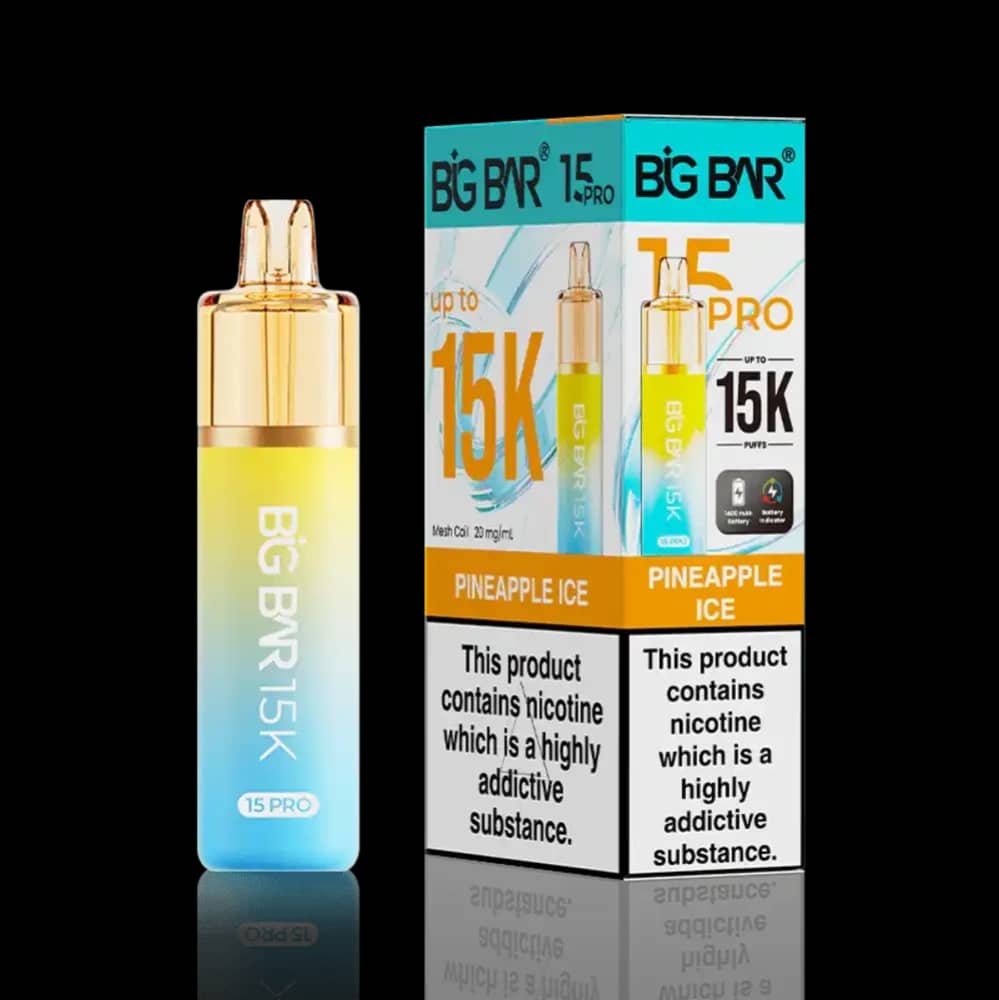 Big Bar Pro 15k Prefilled Vape Kit Pineapple Ice