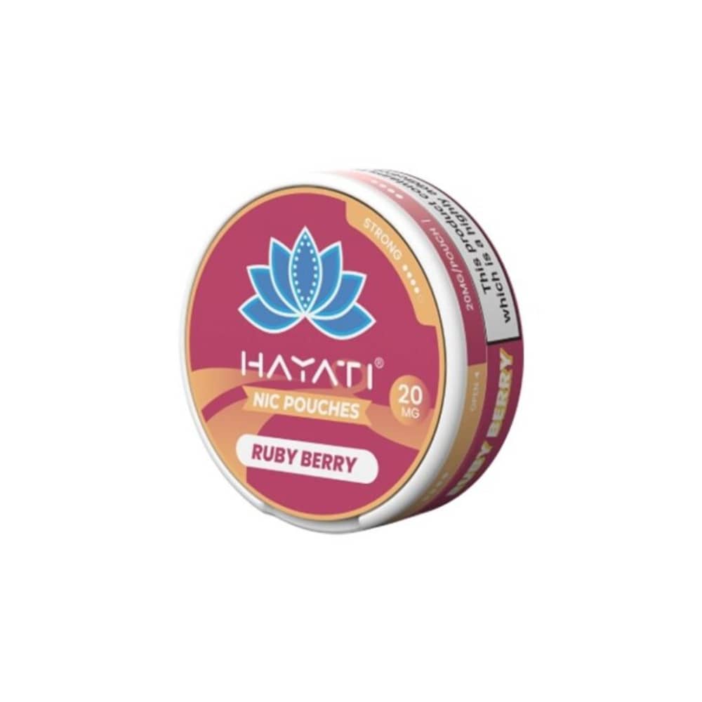 Hayati Nicotine Pouches Ruby Berry 12mg
