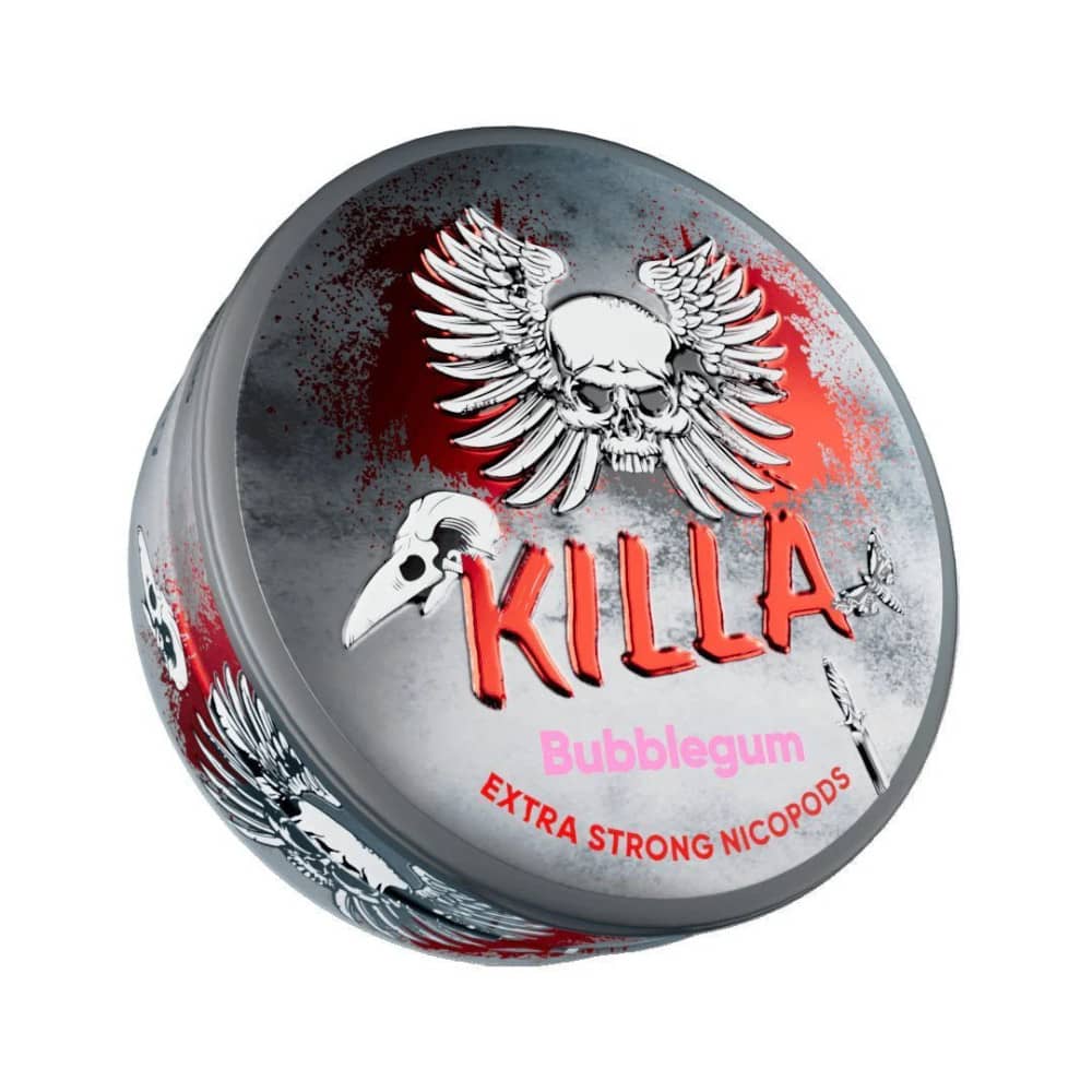 Killa Nicotine Pouches Bubblegum 16mg