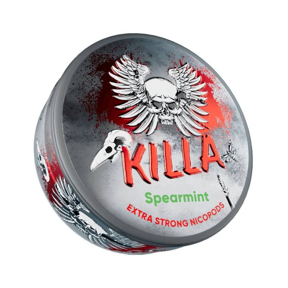 Killa Nicotine Pouches Spearmint 16mg