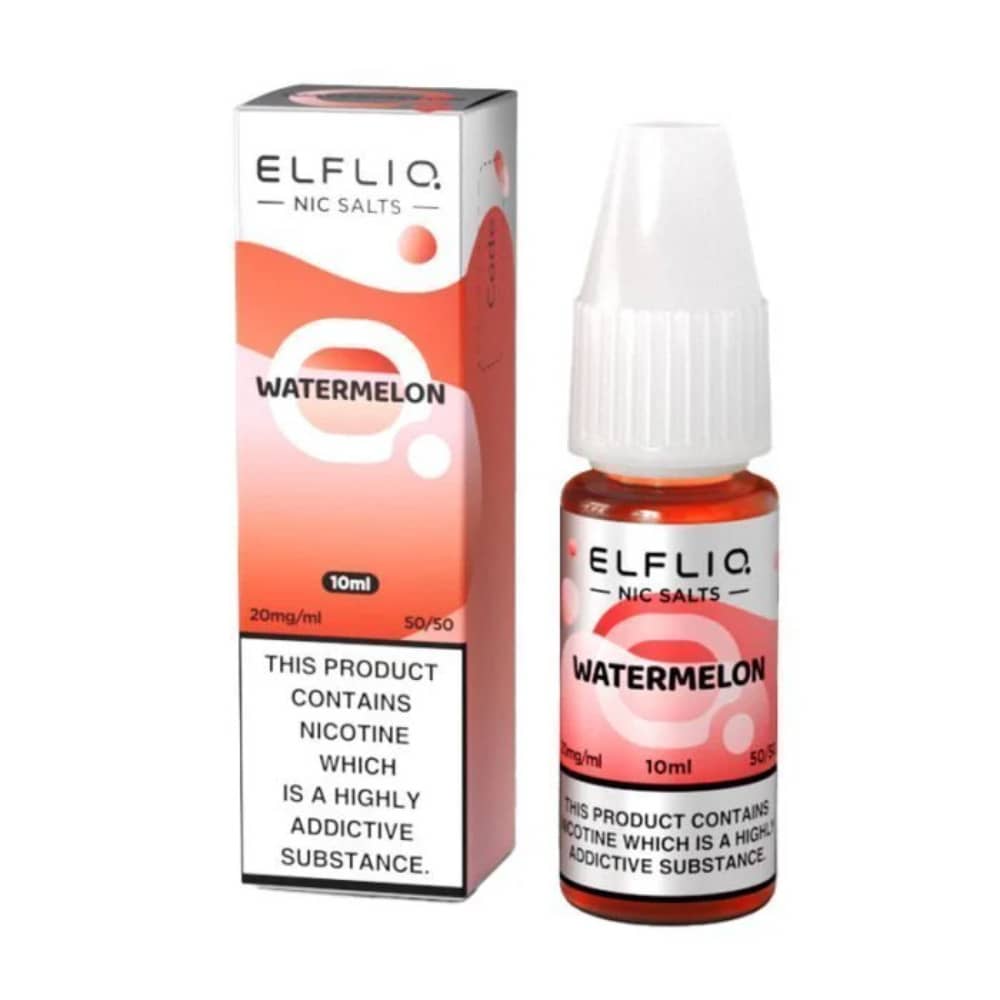 Elf Bar Elfliq Nic Salt E-Liquids 10ml Watermelon 10mg