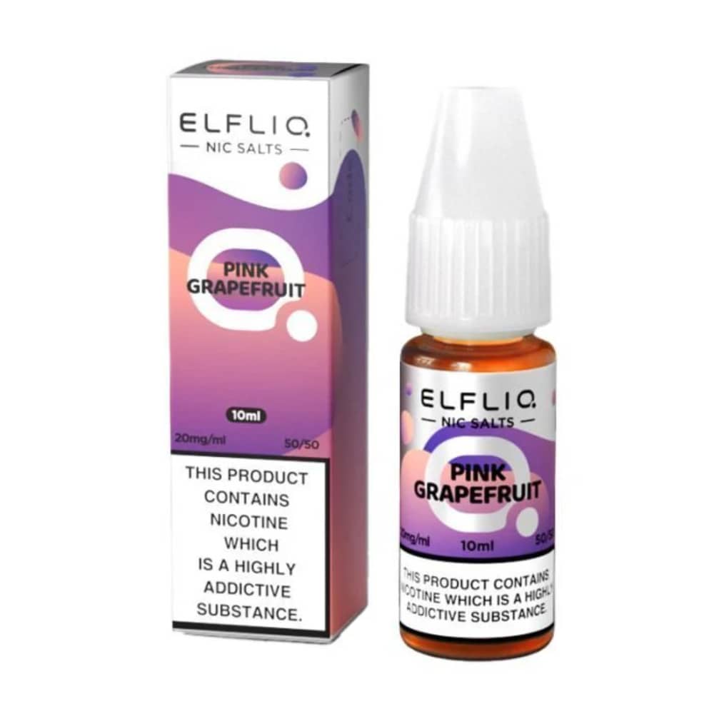 Elf Bar Elfliq Nic Salt E-Liquids 10ml Pink Grapefruit 10mg