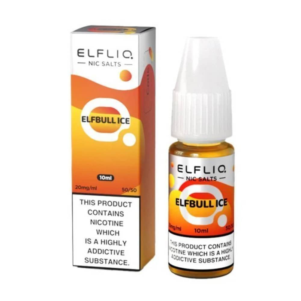 Elf Bar Elfliq Nic Salt E-Liquids 10ml Elfbull Ice 20mg
