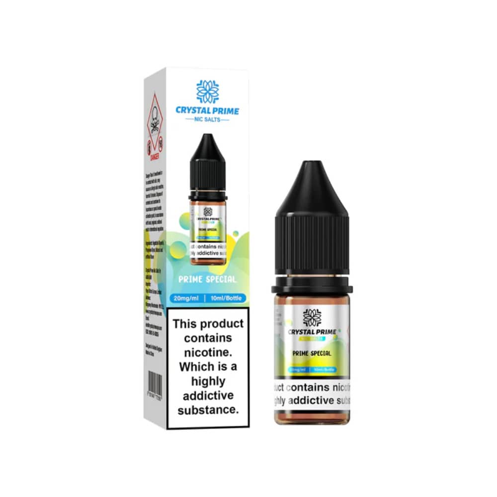 Crystal Prime Nic Salts E-Liquids 10ml Prime Special 20mg