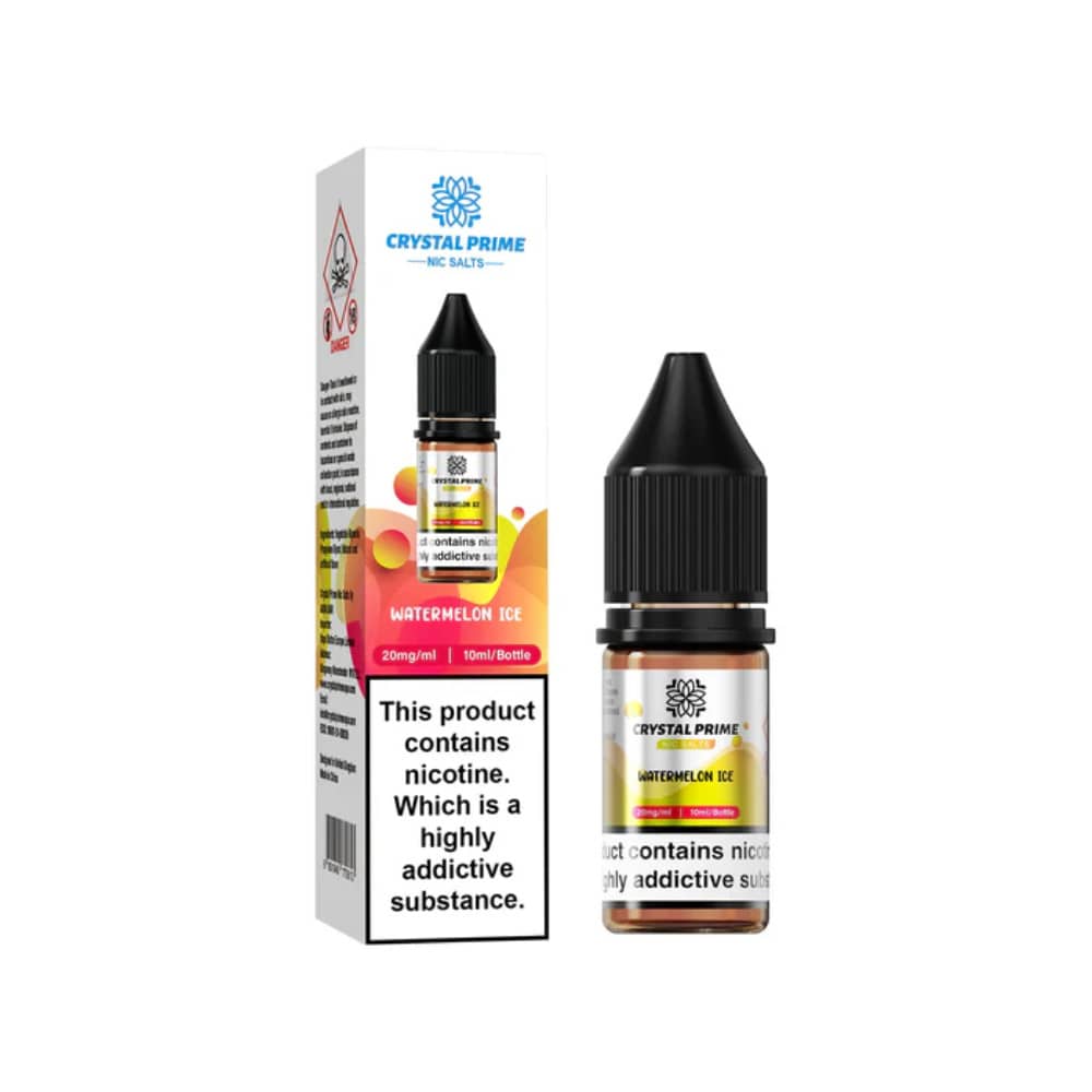 Crystal Prime Nic Salts E-Liquids 10ml Watermelon Ice 20mg