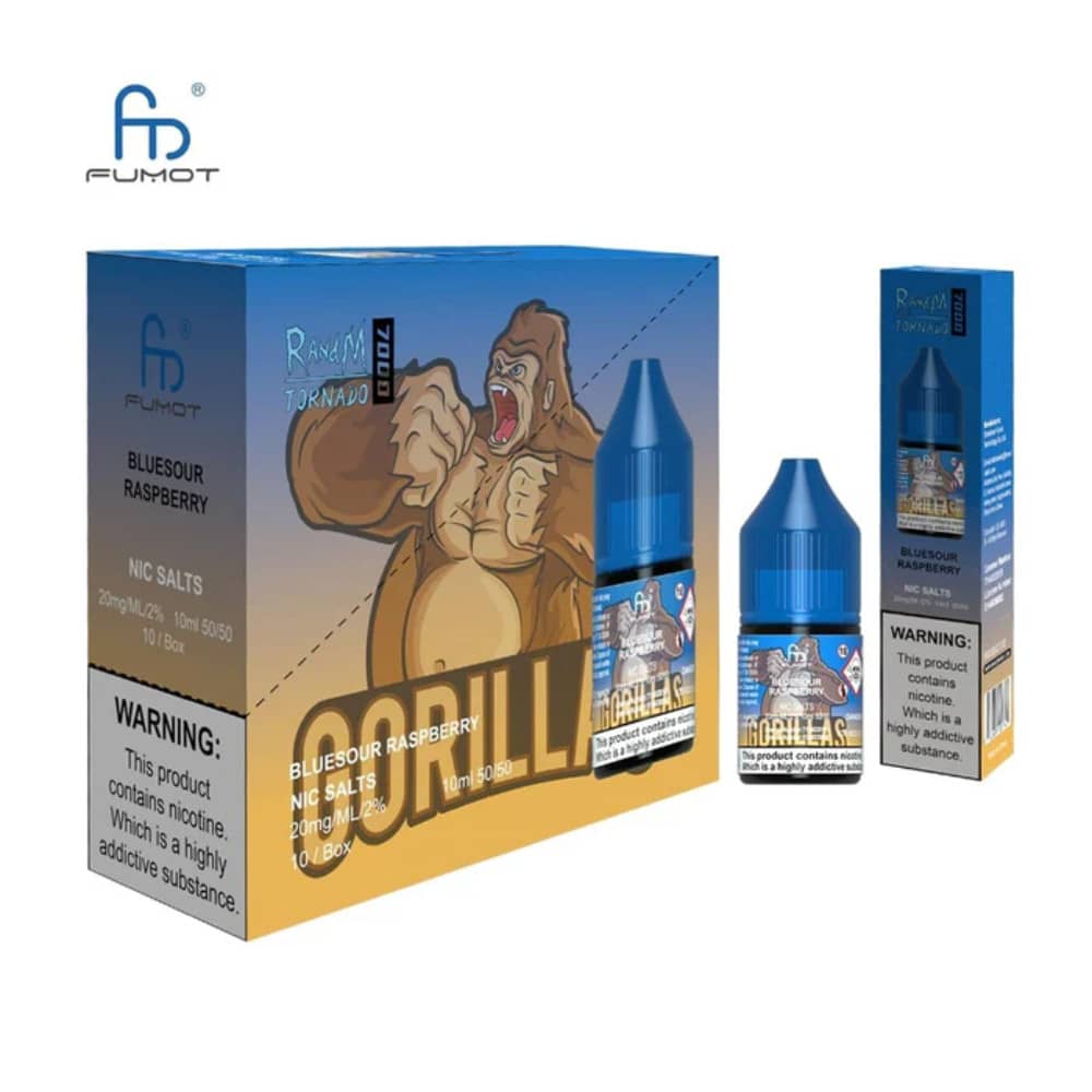 RandM 7000 Nic Salts E-Liquids 10ml Blue Sour Raspberry