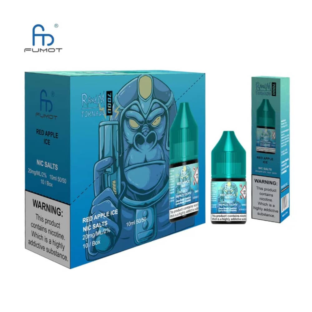 RandM 7000 Nic Salts E-Liquids 10ml Red Apple Ice
