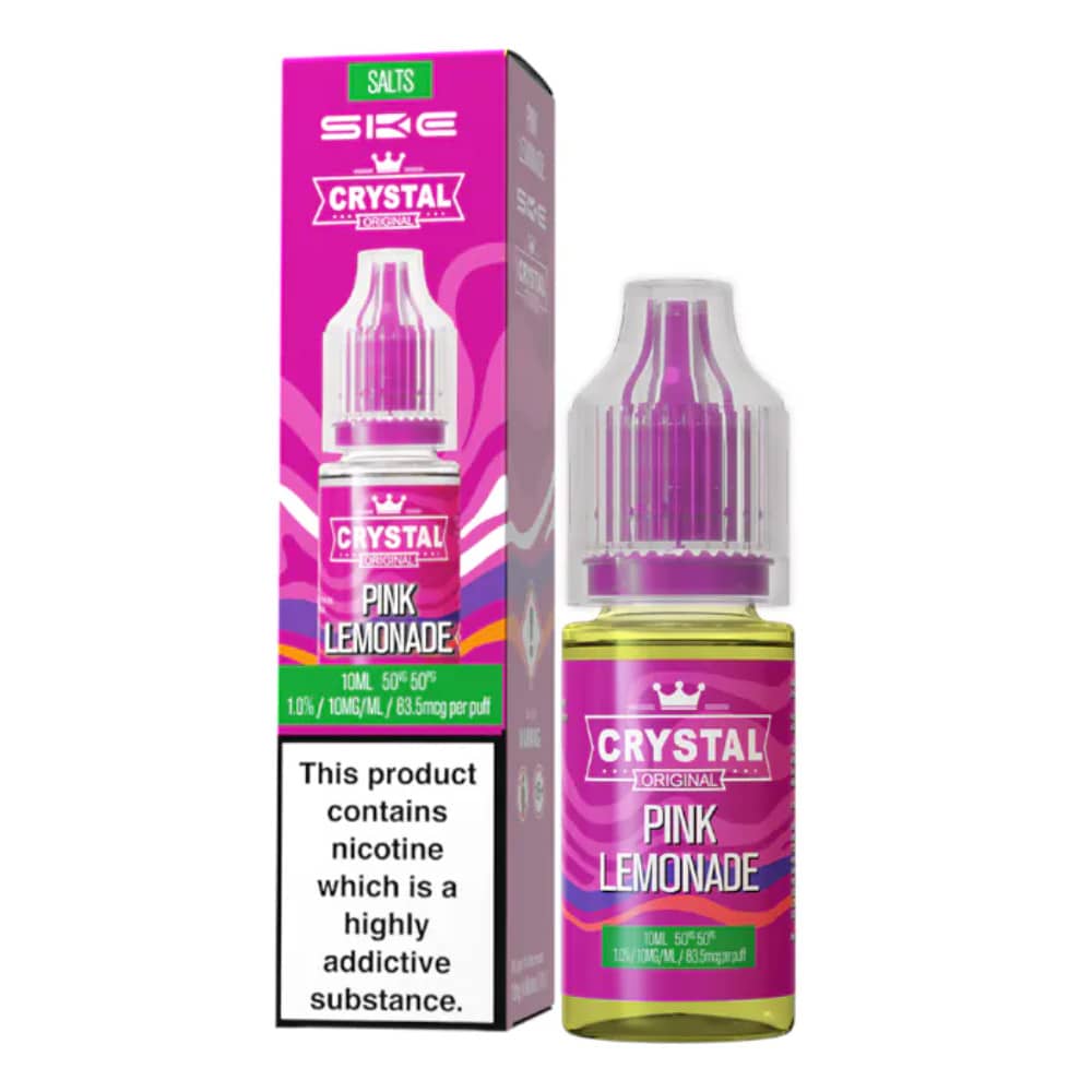Ske Crystal Nic Salts E-Liquids 10ml Pink Lemonade 10mg