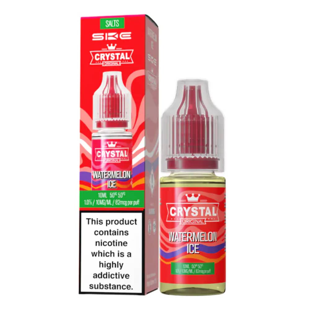 Ske Crystal Nic Salts E-Liquids 10ml Watermelon Ice 10mg