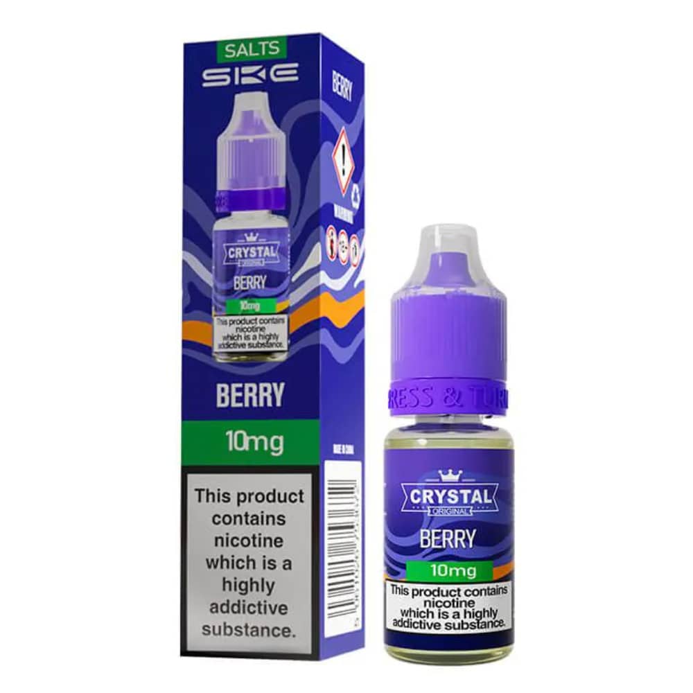 Ske Crystal Nic Salts E-Liquids 10ml Berry 10mg