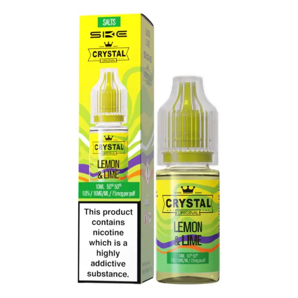 Ske Crystal Nic Salts E-Liquids 10ml Lemon & Lime 20mg