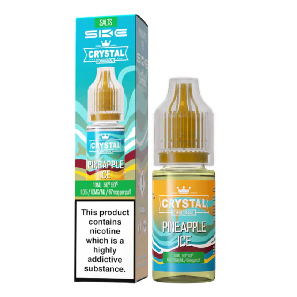 Ske Crystal Nic Salts E-Liquids 10ml Pineapple Ice 20mg