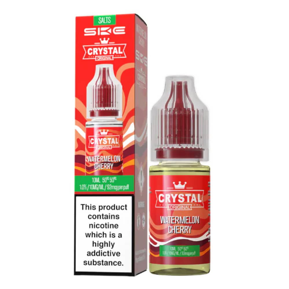 Ske Crystal Nic Salts E-Liquids 10ml Watermelon Cherry 20mg