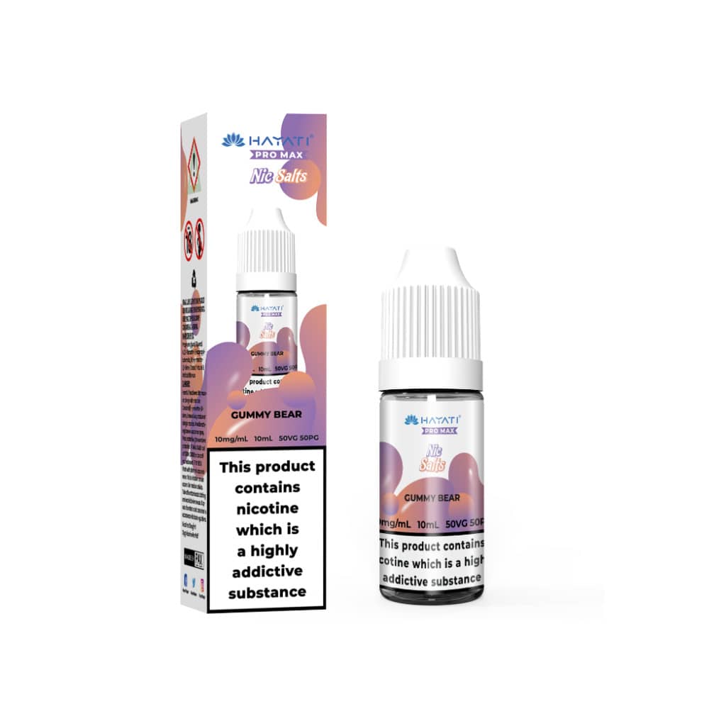 Hayati Pro Max Nic Salts E-Liquids 10ml Gummy Bear 10mg