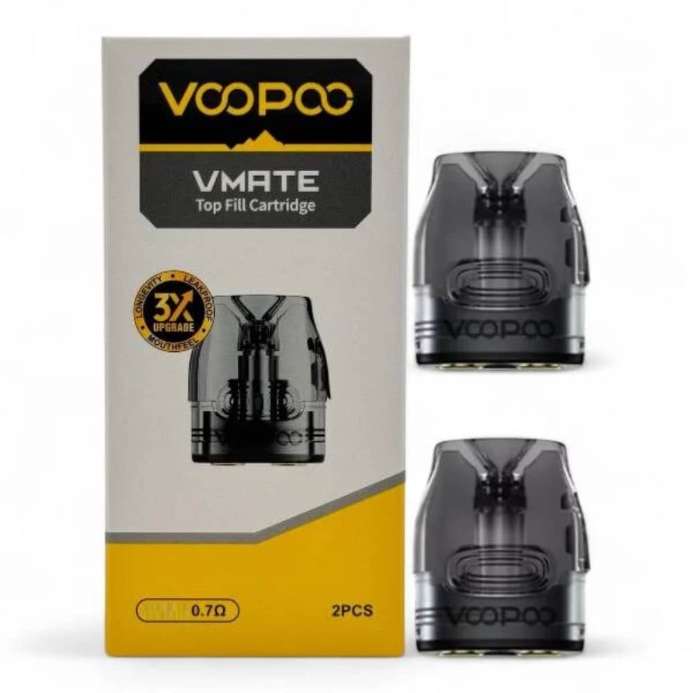 Voopoo Vmate Replacement Pods 2 Packs 0.7ohm Top Fill