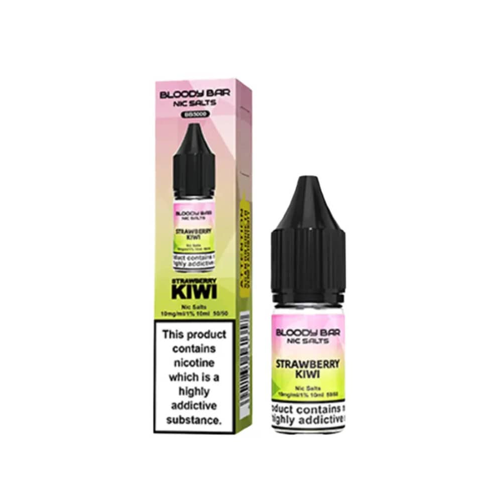 Bloody Bar Nic Salts e liquids 10ml Strawberry Kiwi 10mg