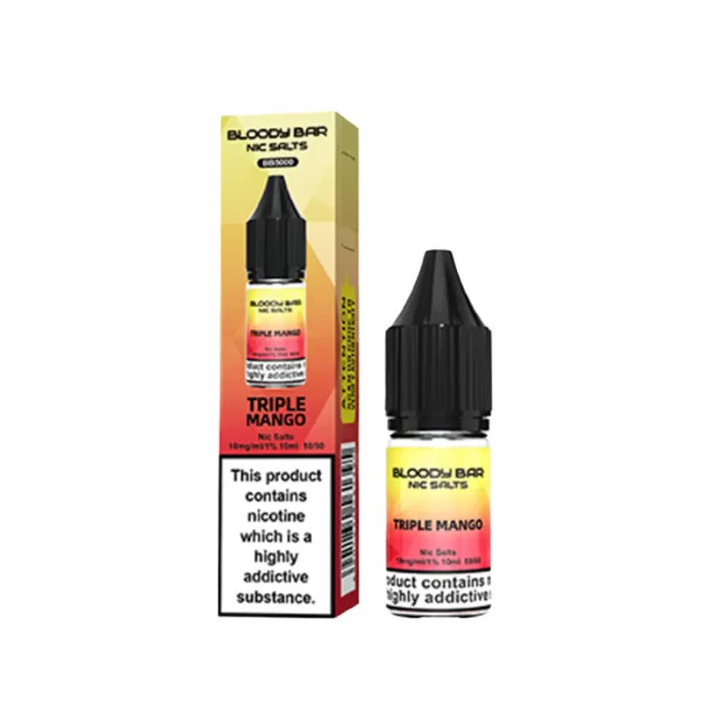 Bloody Bar Nic Salts e liquids 10ml Triple Mango 10mg