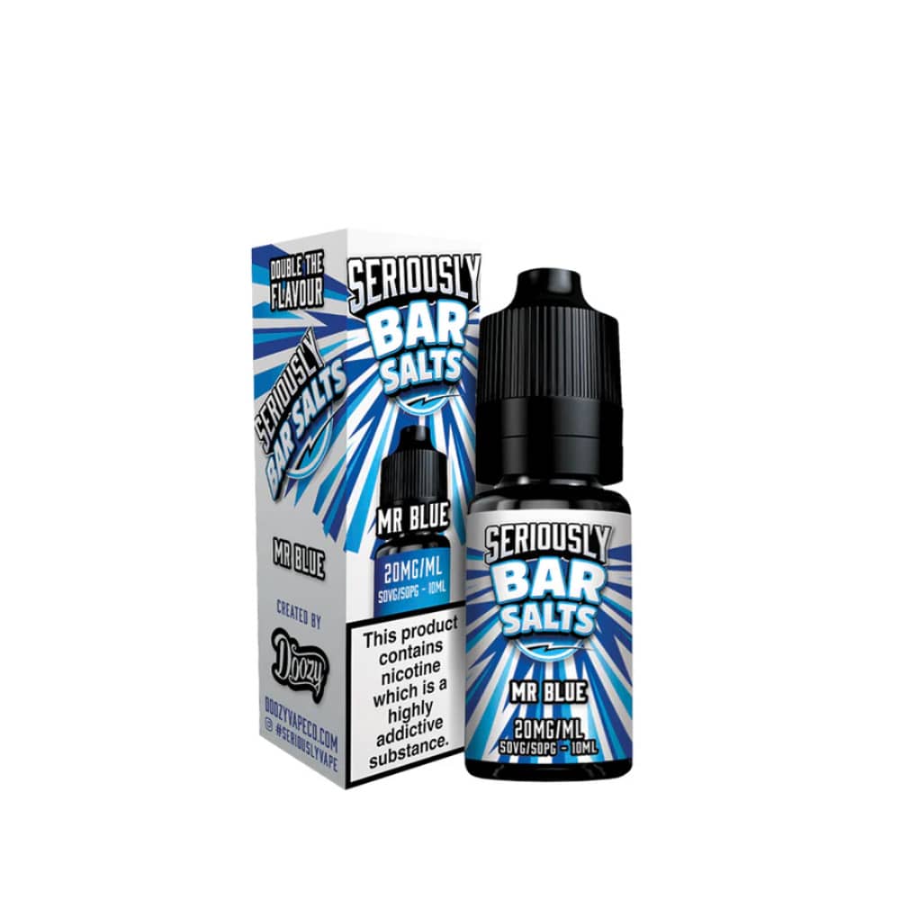 Doozy Seriously Bar Salts 10ml e liquids 10ml Mr Blue 10mg