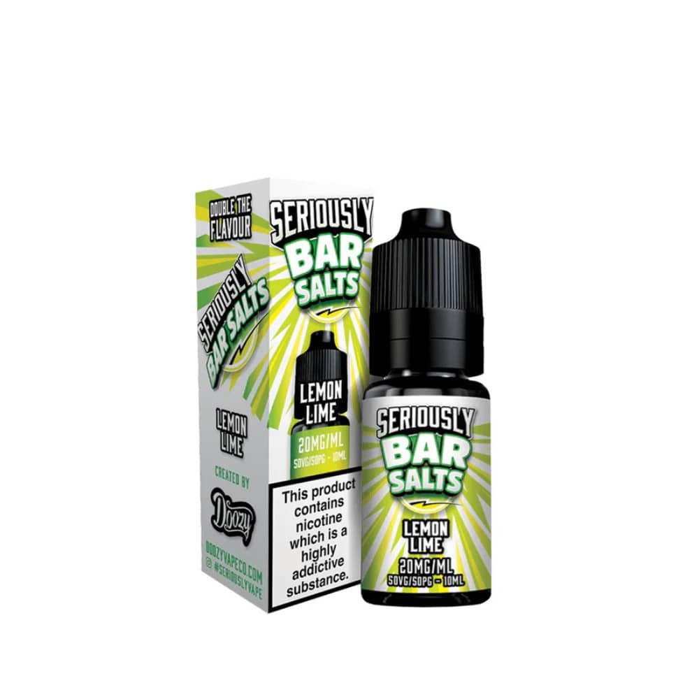 Doozy Seriously Bar Salts 10ml e liquids 10ml Lemon Lime 20mg