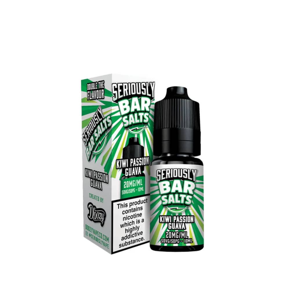 Doozy Seriously Bar Salts 10ml e liquids 10ml Kiwi Passion Guava 10mg