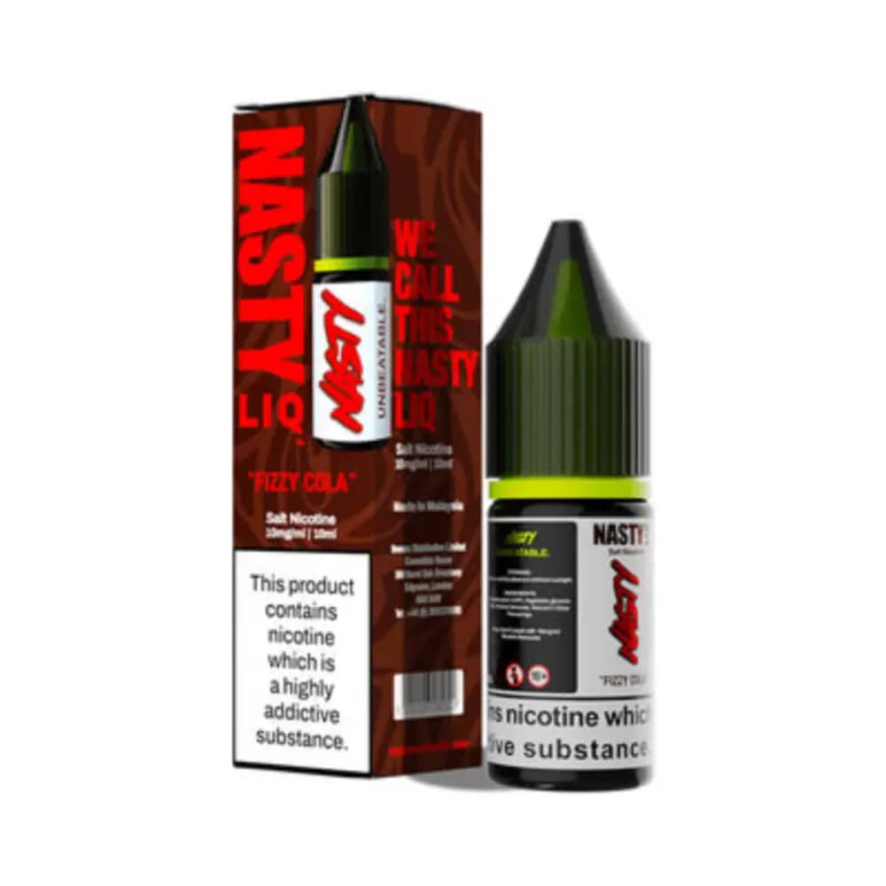 Nasty Liq Nic Salts e liquids 10ml Fizzy Cola 10mg