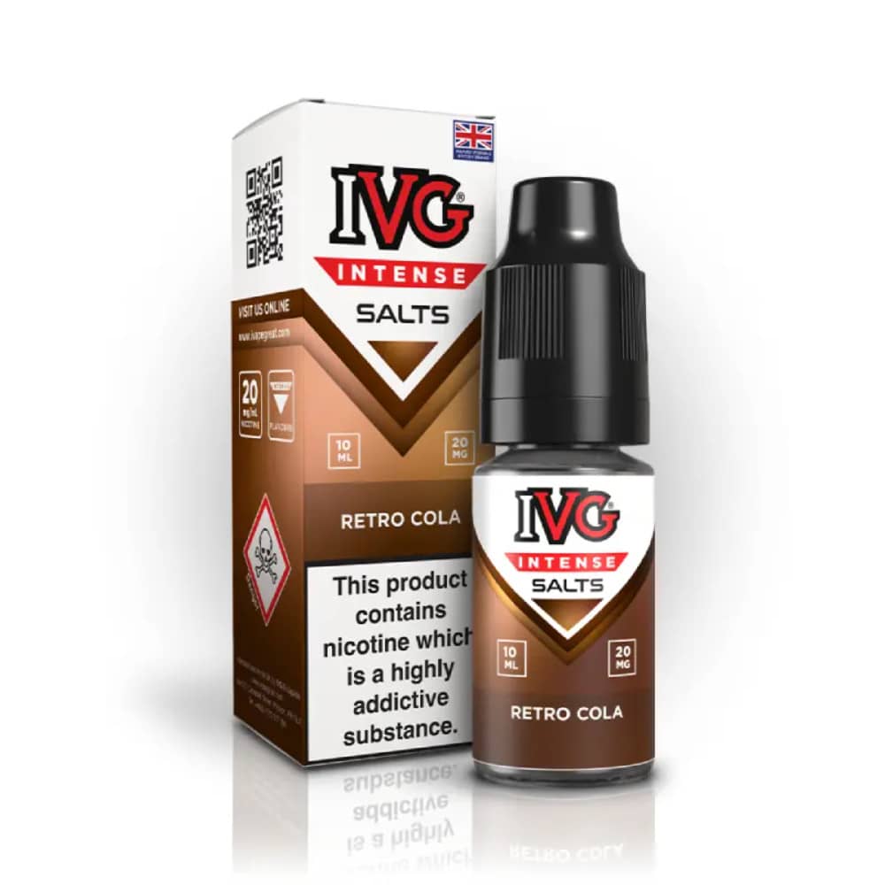 IVG Intense Nic Salts e liquids 10ml Retro Cola 20mg