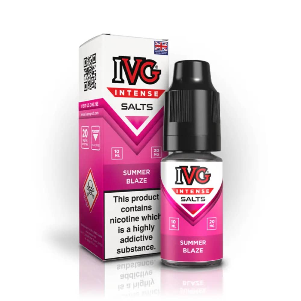 IVG Intense Nic Salts e liquids 10ml Summer Blaze 20mg