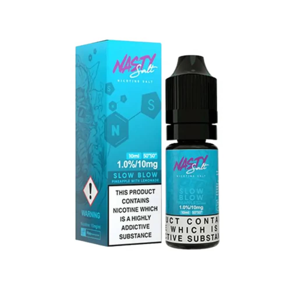 Nasty Juice Nic Salts e liquids 10ml Slow Blow 10mg