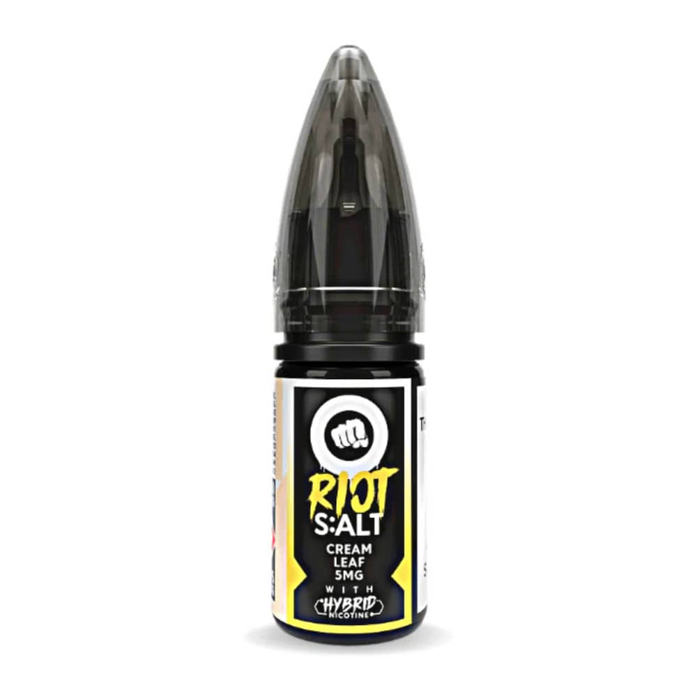 Riot Squad Nic Salt e liquids 10ml Cream Leaf 10mg