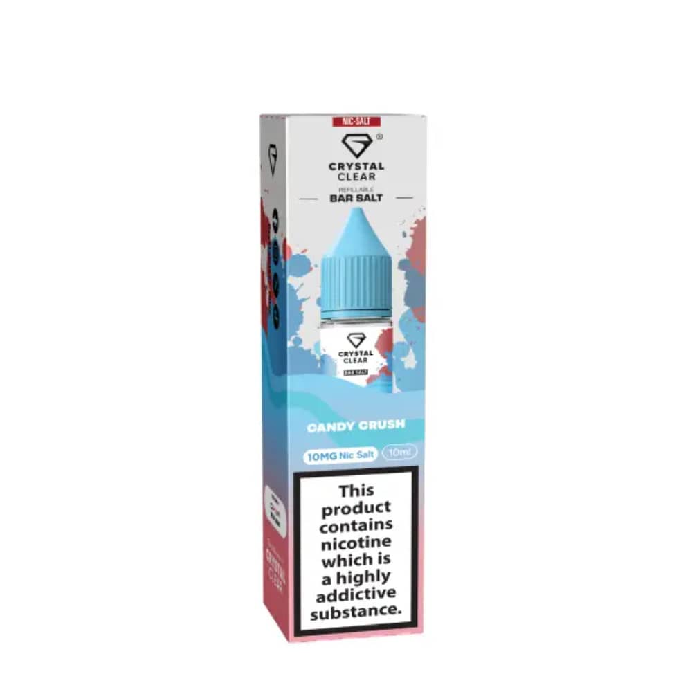 Crystal Clear Nic Salts e liquids 10ml Cherry Crush 10mg