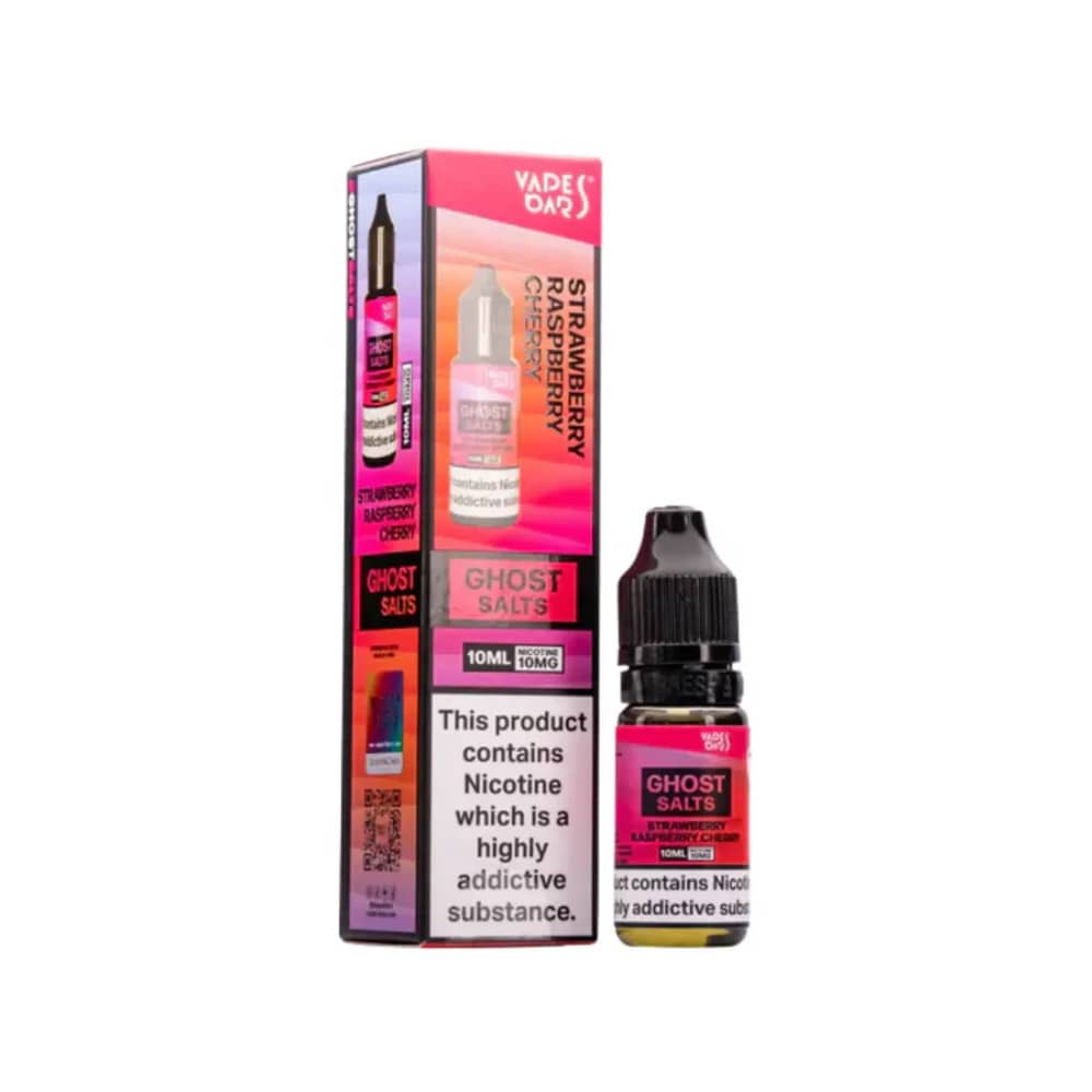 Ghost 3500 Nic Salts e liquids 10ml Strawberry Raspberry Cherry 10mg
