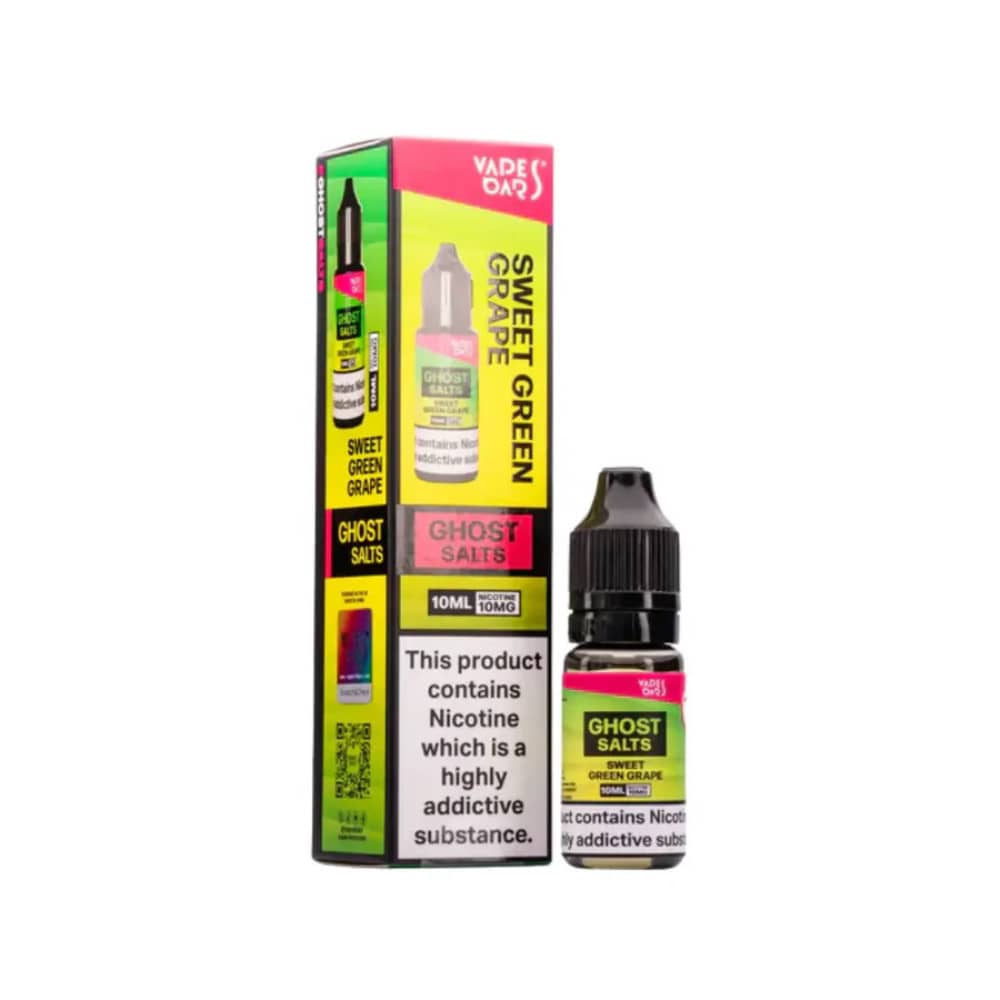 Ghost 3500 Nic Salts e liquids 10ml Sweet Green Grape 10mg