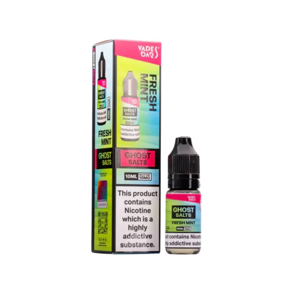 Ghost 3500 Nic Salts e liquids 10ml Fresh Mint 10mg