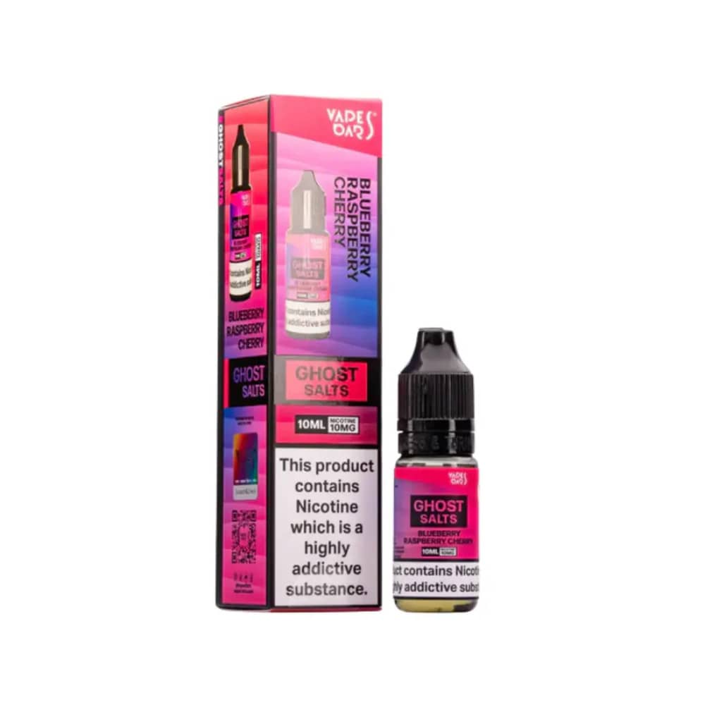 Ghost 3500 Nic Salts e liquids 10ml Blueberry Raspberry Cherry 10mg
